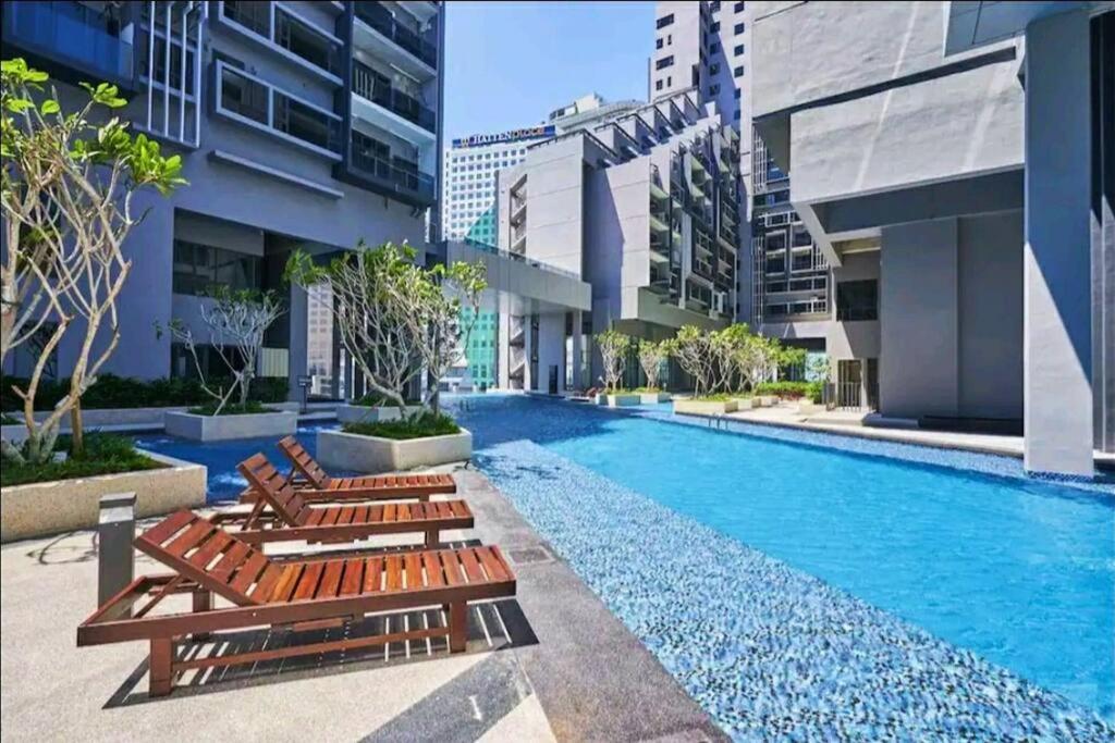 Sunsetfullyseaview#Netflix#Sofabed#Freecarprk#4Pax#Privatebathtub#Imperioresidence Malacca Exterior photo